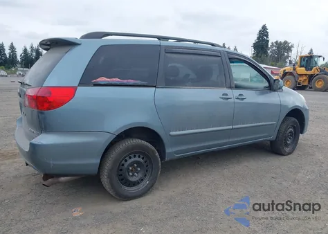 2006 Toyota Sienna Xle из США, поврежденный, VIN 5TDBA22CX6S065131